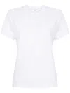 Vince Short-sleeve Pima Cotton Crewneck T-shirt In Optic White