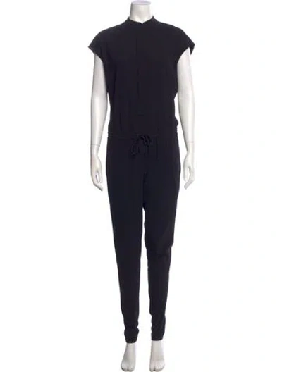 Pre-owned Vince Crew Neck Jumpsuit In Black