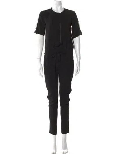 Pre-owned Vince Crew Neck Jumpsuit In Black