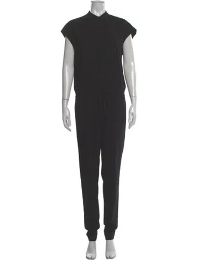 Pre-owned Vince Crew Neck Jumpsuit In Black