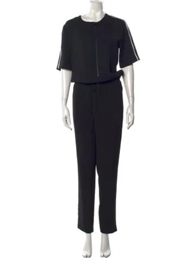 Pre-owned Vince Crew Neck Jumpsuit In Black