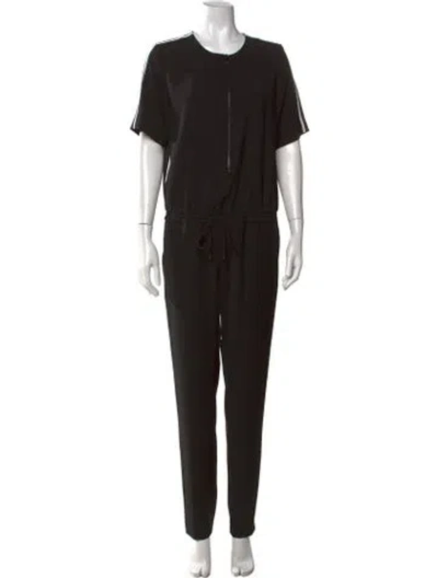 Pre-owned Vince Crew Neck Jumpsuit In Black