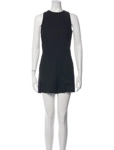 Pre-owned Vince Crew Neck Jumpsuit In Black