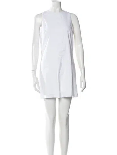 Pre-owned Vince Crew Neck Jumpsuit In White