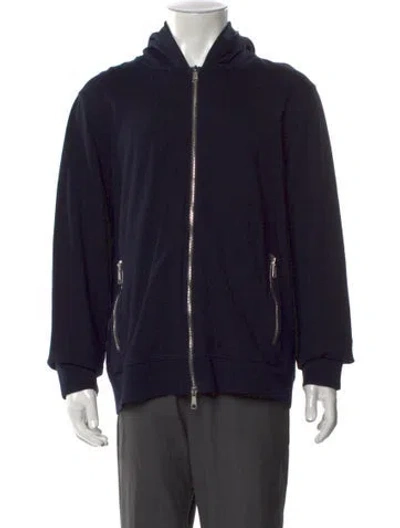 Pre-owned Vince Crew Neck Long Sleeve Hoodie In Black