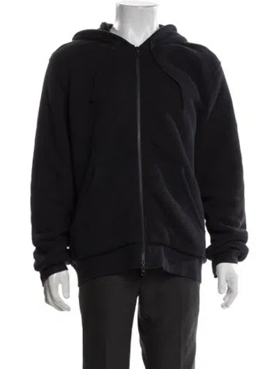 Pre-owned Vince Crew Neck Long Sleeve Hoodie In Black