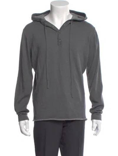 Pre-owned Vince Crew Neck Long Sleeve Hoodie In Gray