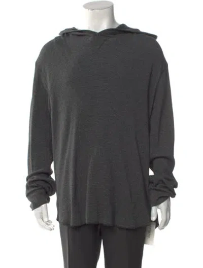 Pre-owned Vince Crew Neck Long Sleeve Hoodie In Gray