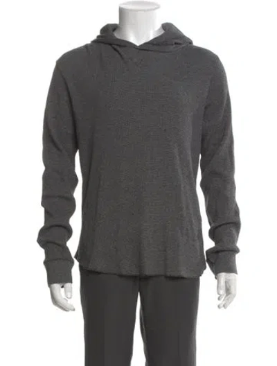Pre-owned Vince Crew Neck Long Sleeve Hoodie In Gray