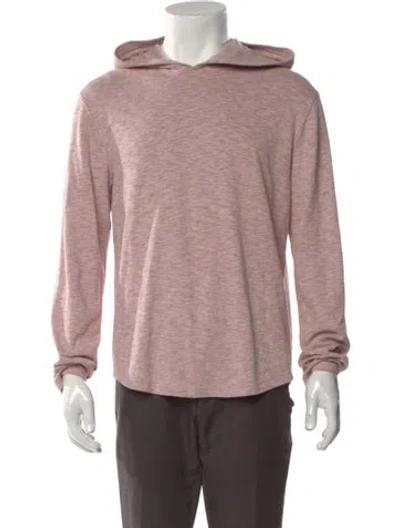 Pre-owned Vince Crew Neck Long Sleeve Hoodie In Pink