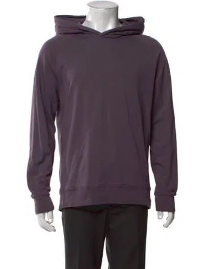 Pre-owned Vince Crew Neck Long Sleeve Hoodie In Purple