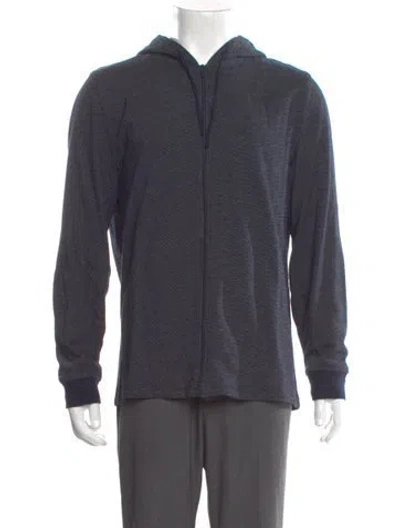 Pre-owned Vince Crew Neck Long Sleeve Hoodie W/ Tags In Blue