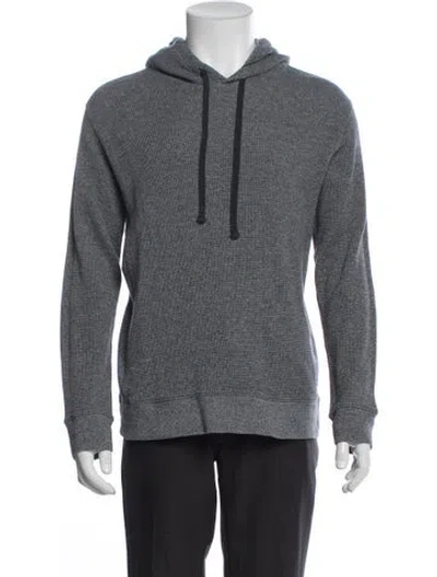 Pre-owned Vince Crew Neck Long Sleeve Pullover In Blue