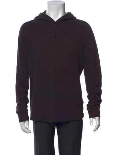 Pre-owned Vince Crew Neck Long Sleeve Pullover In Blue