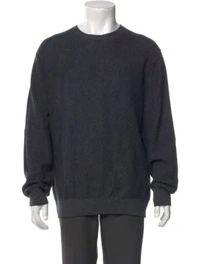 Pre-owned Vince Crew Neck Long Sleeve Pullover In Gray