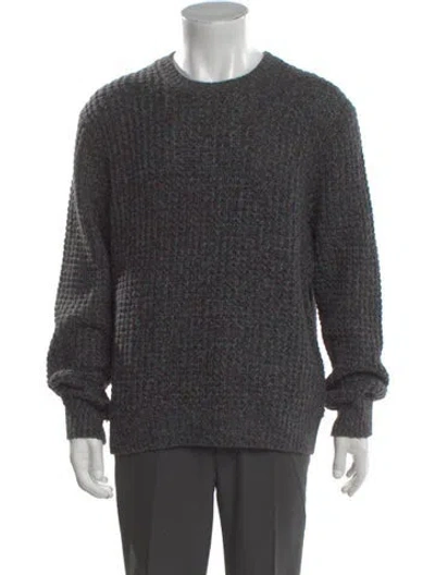 Pre-owned Vince Crew Neck Long Sleeve Pullover In Gray