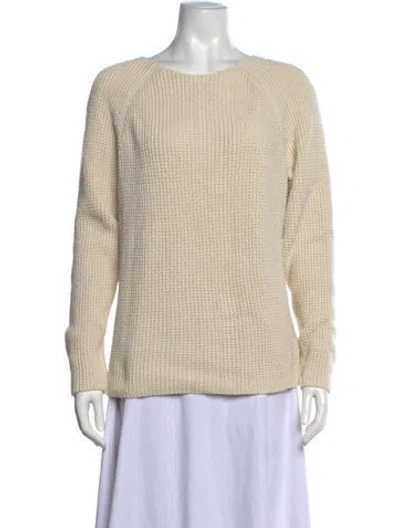 Pre-owned Vince Crew Neck Midi Length Dress In Neutral