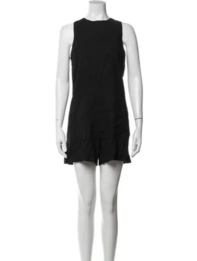 Pre-owned Vince Crew Neck Romper In Blue