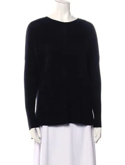 Pre-owned Vince Crew Neck Sweater In Black
