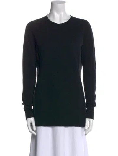 Pre-owned Vince Crew Neck Sweater In Black