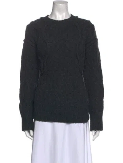 Pre-owned Vince Crew Neck Sweater In Black