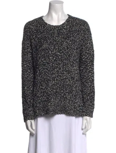 Pre-owned Vince Crew Neck Sweater In Black
