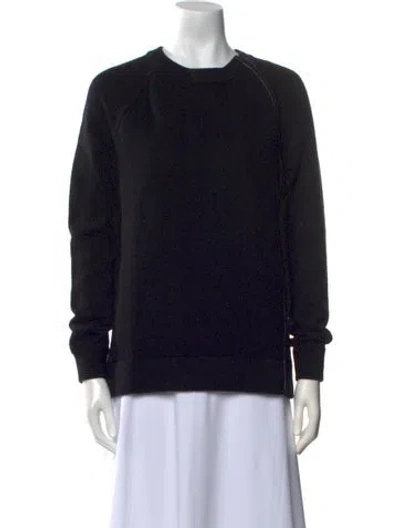 Pre-owned Vince Crew Neck Sweater In Black