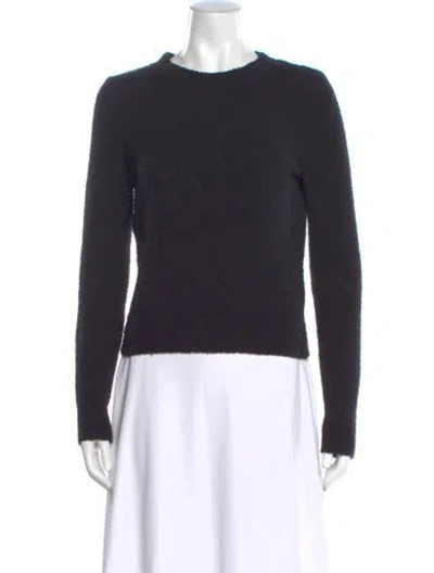 Pre-owned Vince Crew Neck Sweater In Black