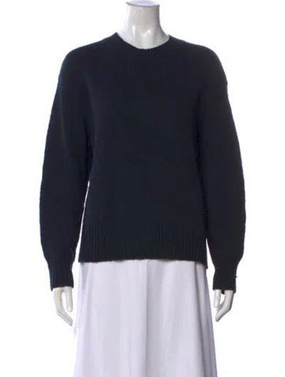 Pre-owned Vince Crew Neck Sweater In Black