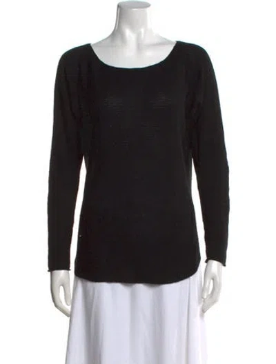 Pre-owned Vince Crew Neck Sweater In Black