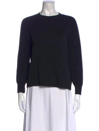 Pre-owned Vince Crew Neck Sweater In Black