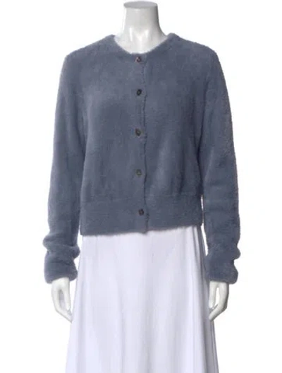 Pre-owned Vince Crew Neck Sweater In Blue