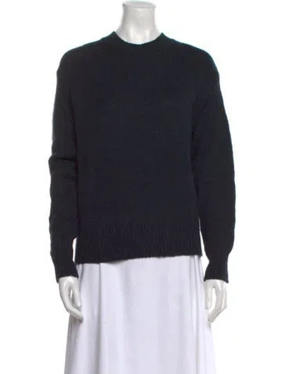 Pre-owned Vince Crew Neck Sweater In Blue