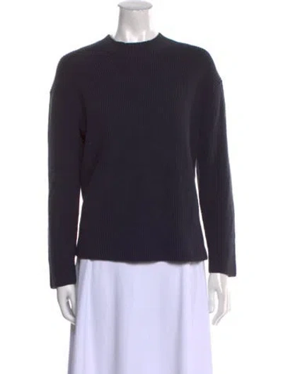 Pre-owned Vince Crew Neck Sweater In Blue