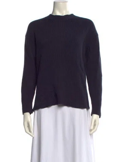 Pre-owned Vince Crew Neck Sweater In Blue