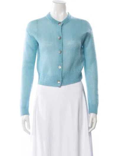Pre-owned Vince Crew Neck Sweater In Blue