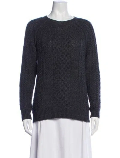 Pre-owned Vince Crew Neck Sweater In Blue