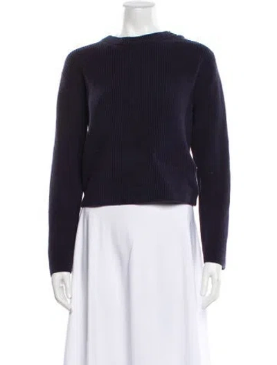 Pre-owned Vince Crew Neck Sweater In Blue