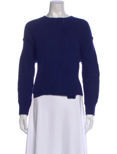 Pre-owned Vince Crew Neck Sweater In Blue