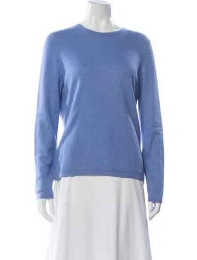 Pre-owned Vince Crew Neck Sweater In Blue