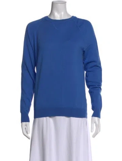 Pre-owned Vince Crew Neck Sweater In Blue