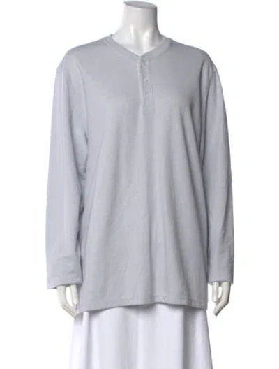 Pre-owned Vince Crew Neck Sweater In Blue