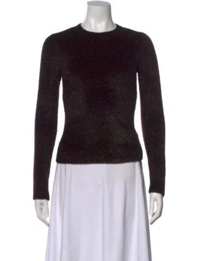 Pre-owned Vince Crew Neck Sweater In Brown