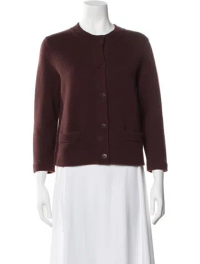 Pre-owned Vince Crew Neck Sweater In Brown
