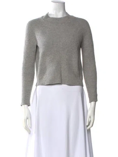 Pre-owned Vince Crew Neck Sweater In Gray