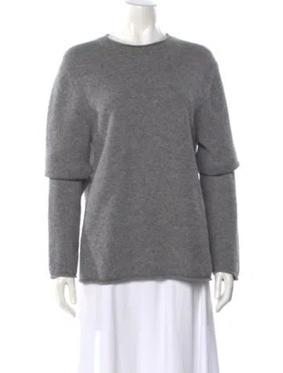 Pre-owned Vince Crew Neck Sweater In Gray