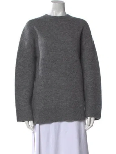 Pre-owned Vince Crew Neck Sweater In Gray