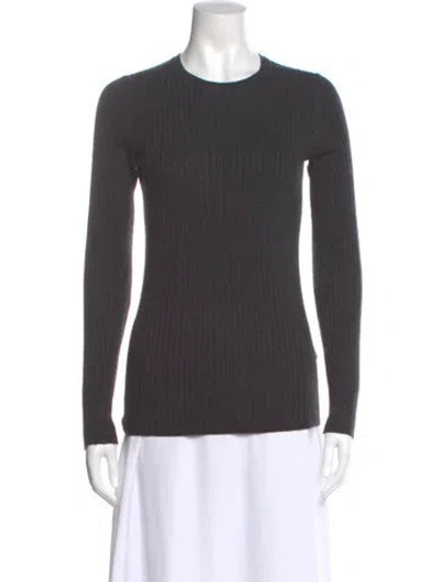Pre-owned Vince Crew Neck Sweater In Gray