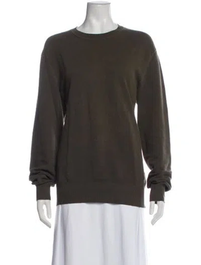 Pre-owned Vince Crew Neck Sweater In Gray