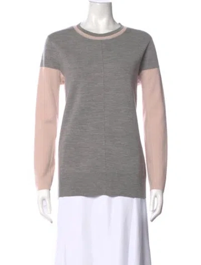 Pre-owned Vince Crew Neck Sweater In Gray